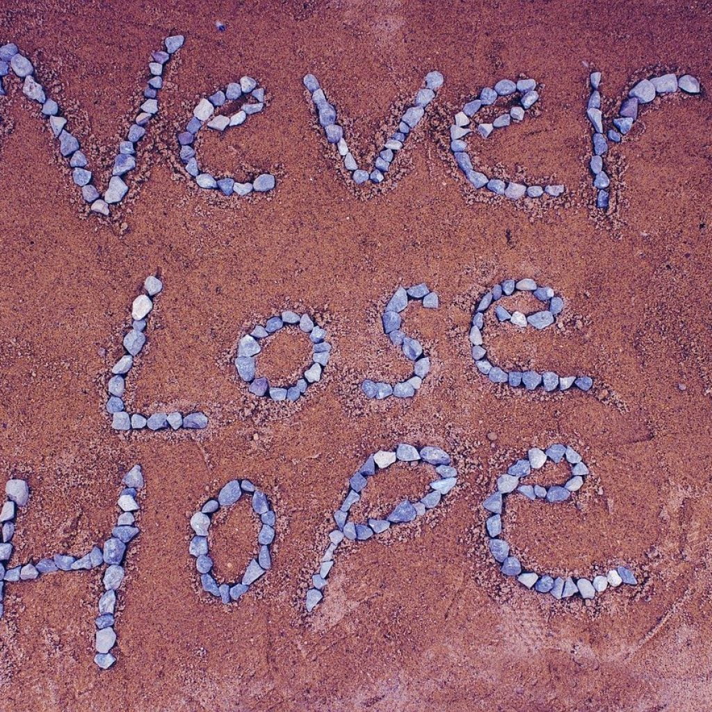 Never Lose Hope Sign