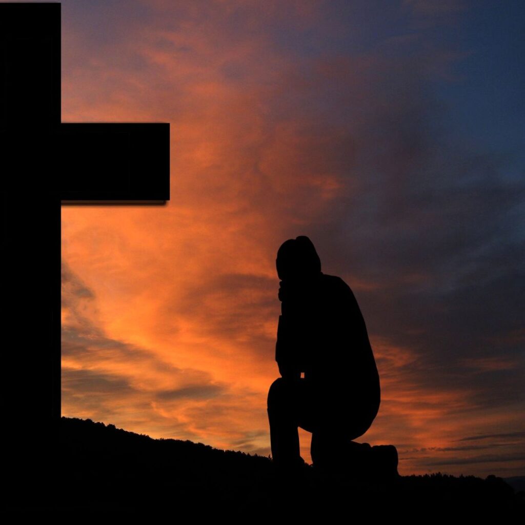 Christian Praying To God
