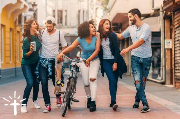 A Group of Christian Friends Having Fun