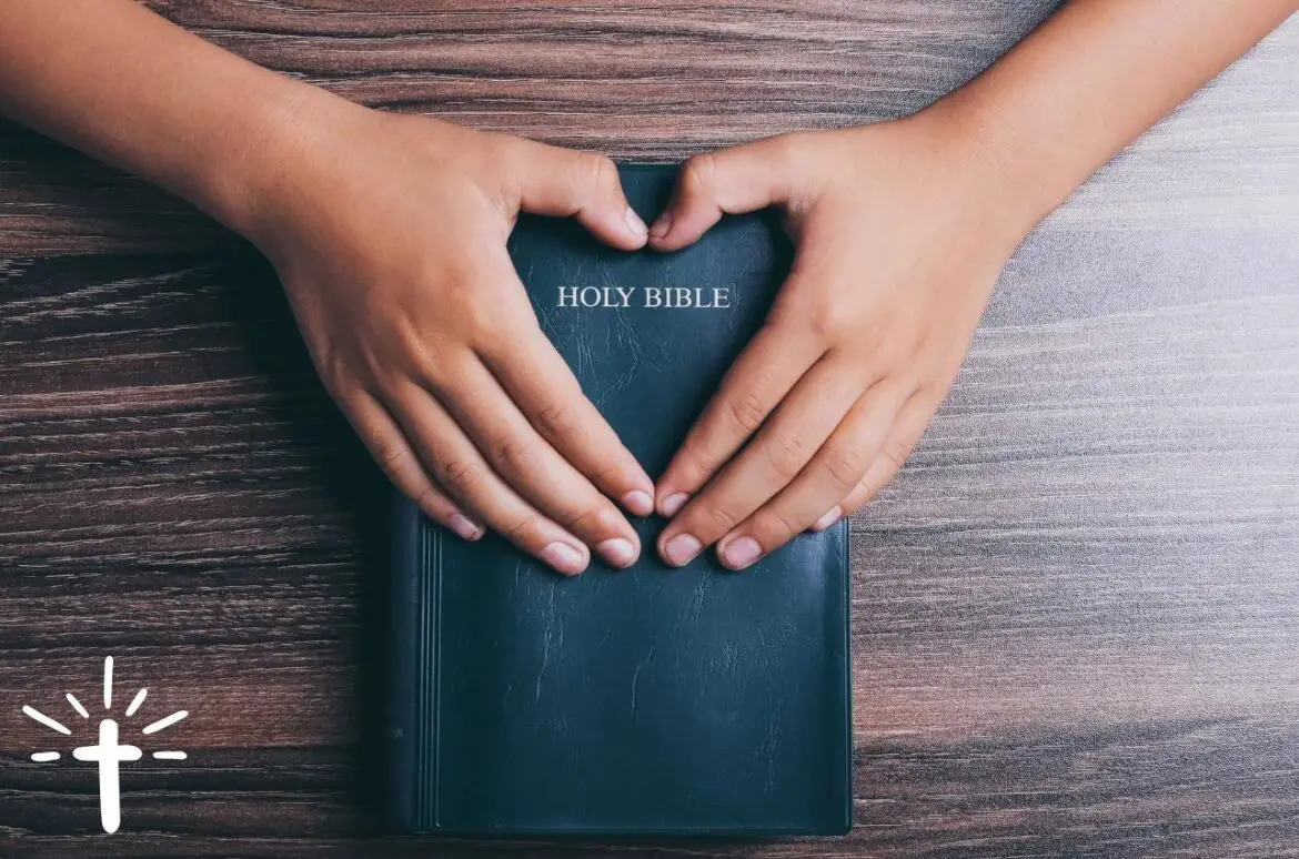 A Hands With A Heart on The Bible
