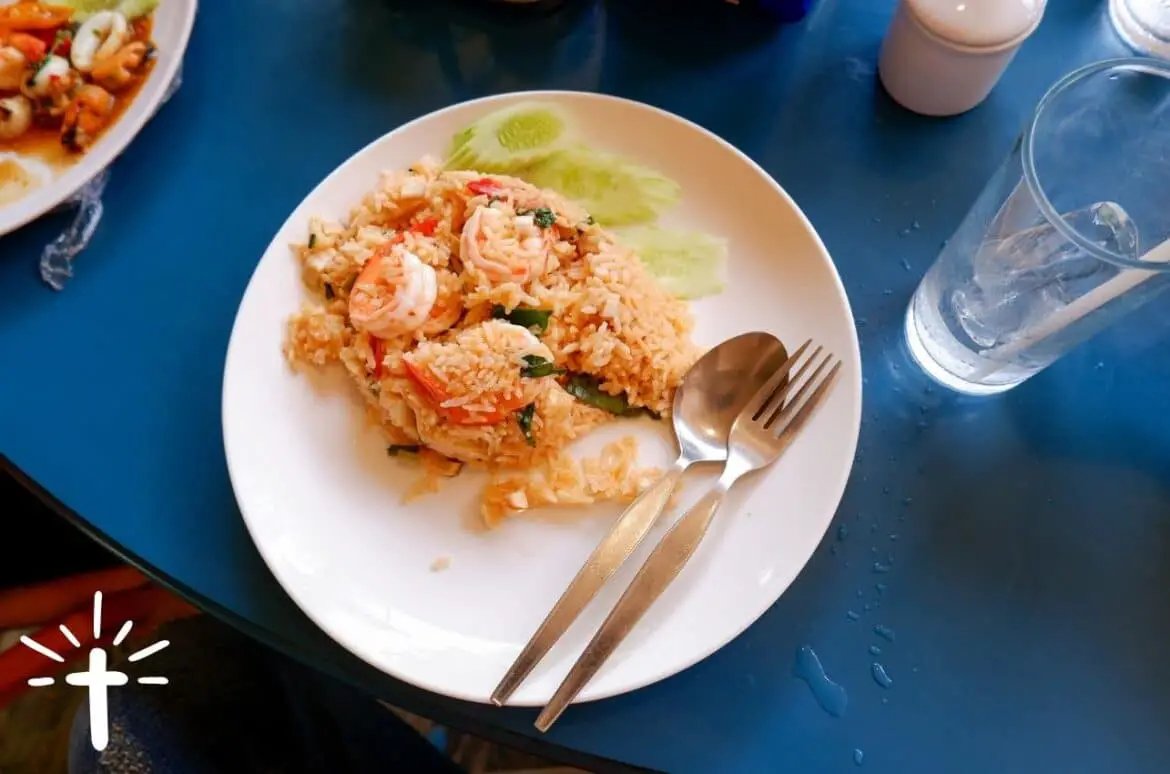 A Plate of Cooked Shrimp