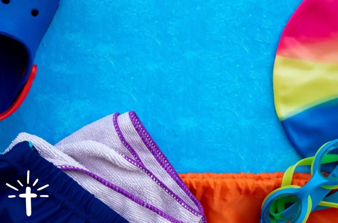 Beach Towel and Googles