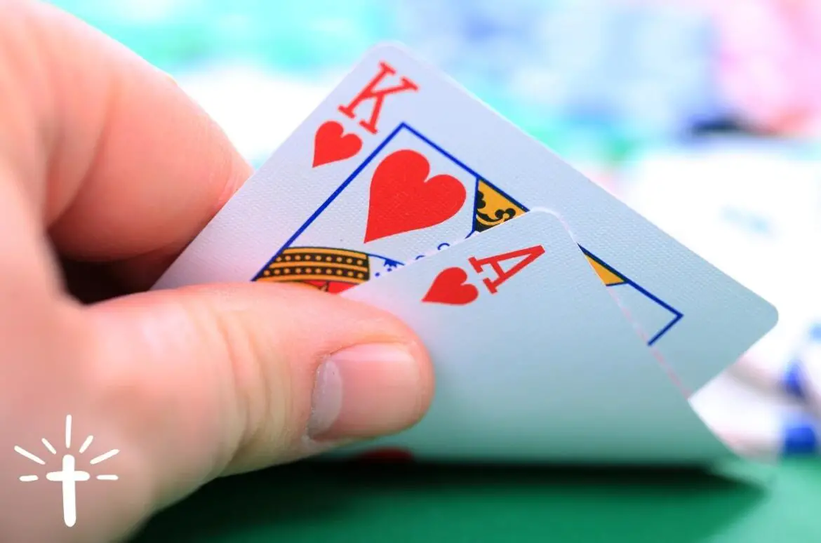 Poker Cards in Simeone's Hand