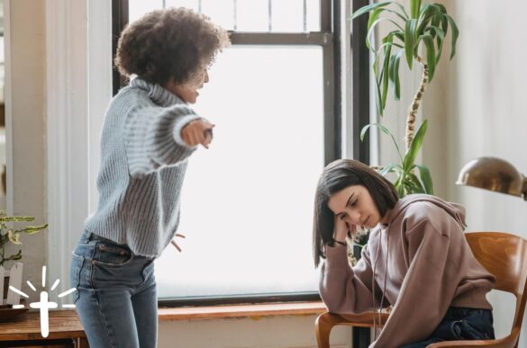 Two Christian Woman Fighting