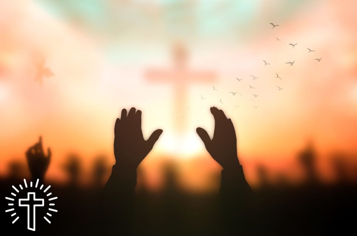 A-Christian-Two-Hands-In-The-Air-Praising-God