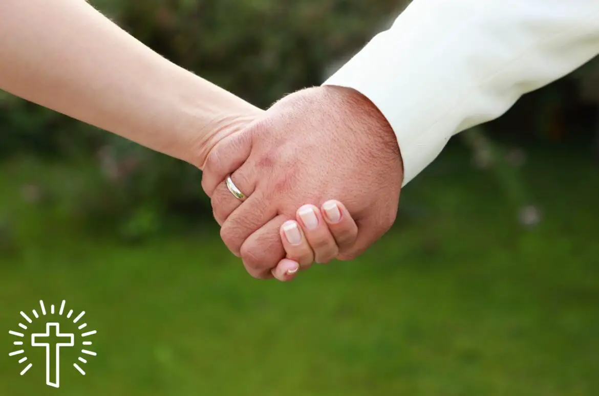 A-Married-Christian-Couple-Holding-Hands
