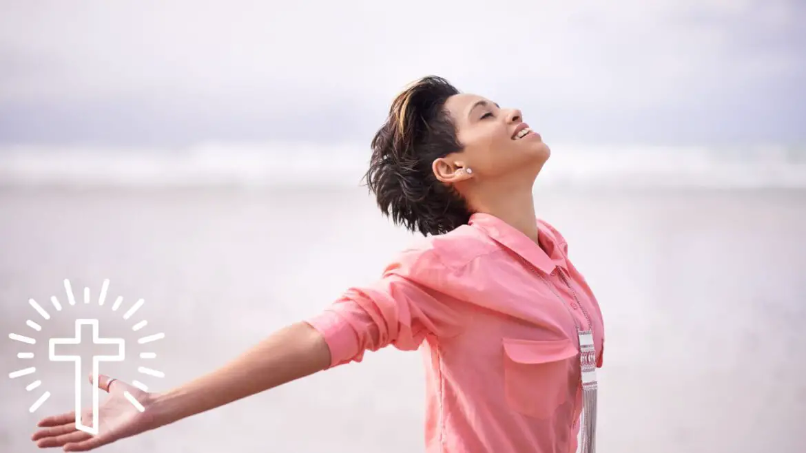 Woman Loving Being Outside