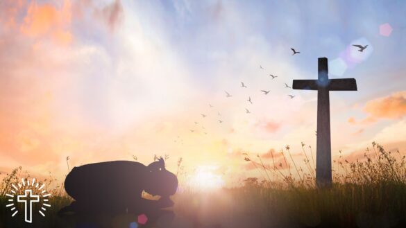 A Woman Praying and Trusting God