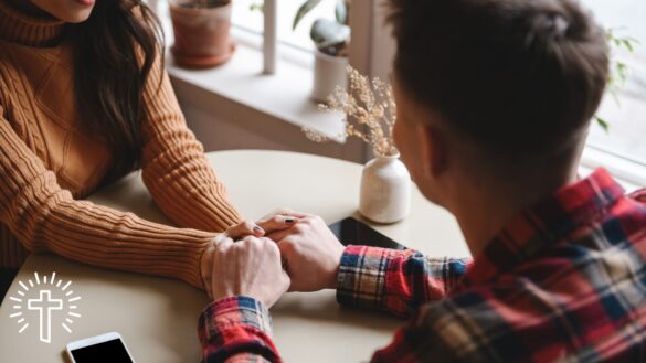 Christian Couple Dating and Holding hands