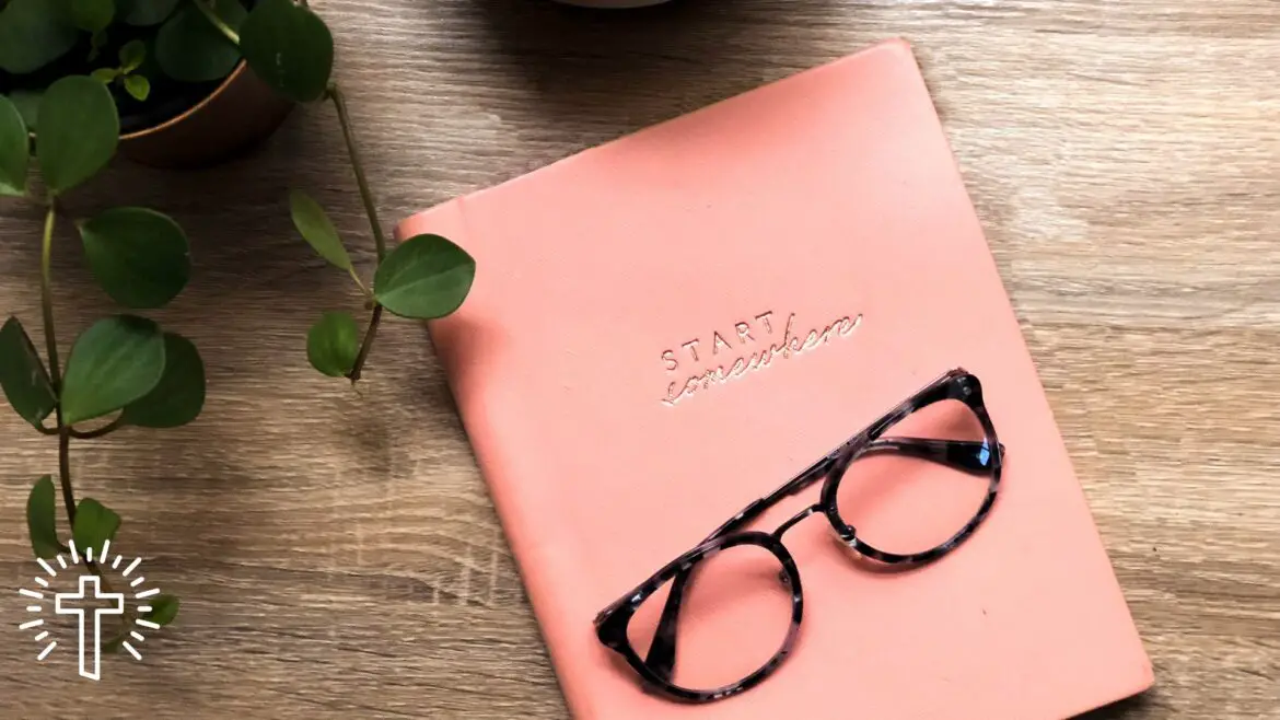 Christian Gratitude Journal With Glasses