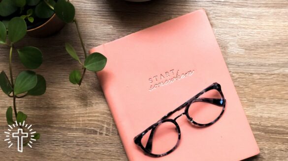 Christian Gratitude Journal With Glasses