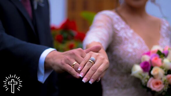 Married Couple Showing Ring and Intentionality in Their Marriage