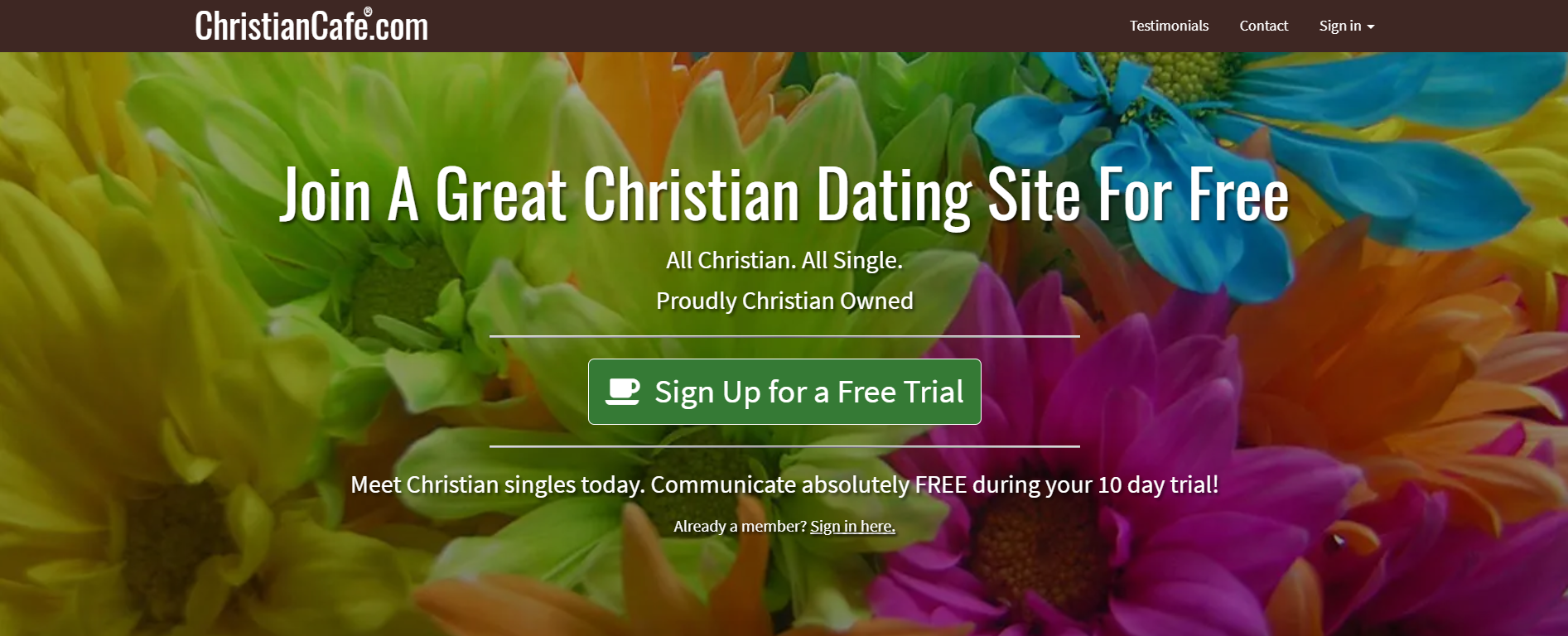 Christian Cafe Dating Site