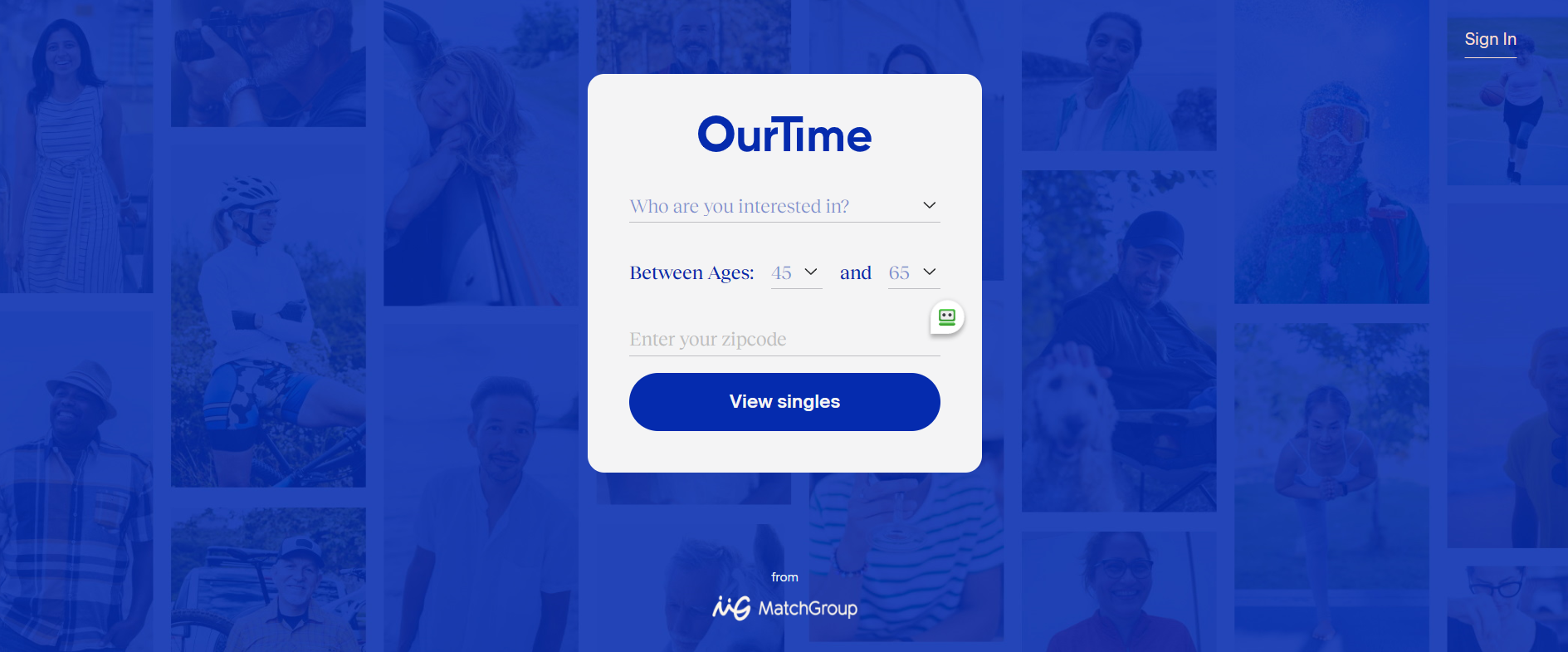 OurTime Dating Site