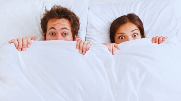 Couple Sleeping in Bed Couple Sleeping in Bed