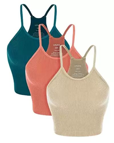 Crop Camisole 3-Pack Tank Tops