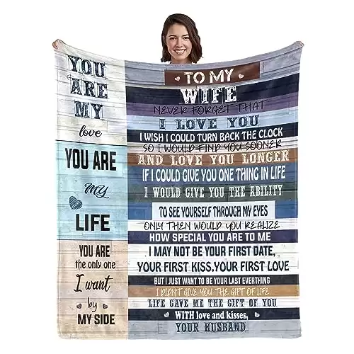 To My Wife Blanket